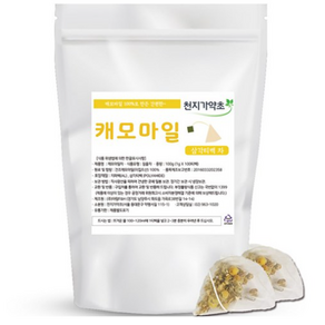 천지가약초 캐모마일 삼각티백 차, 100g, 100개입, 1개