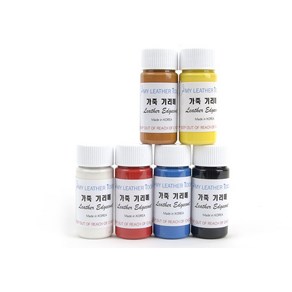 가죽공예 - 기리메 (무광-국산) 6칼라 세트 40ml 안전확인대상생활화학제품 환경부 승인, 기리메1번세트, 1개