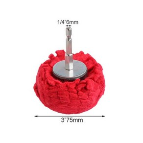 광택기 부직포 버핑 휠 자동차 연마 패드 콘 버퍼 패드 허브 헤드라이트 육각 1/4 인치 생크 드릴용