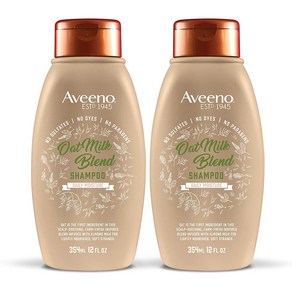 Aveeno Oat Milk Blend Shampoo 아비노 오트 밀크 블렌드 샴푸 12floz (354ml) 2팩, 1개, 354ml