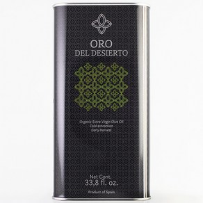 스페인 ORO DEL DESIERTO 오로 델 데시에르토 레친 엑스트라 버진 올리브 오일 LECHIN 1L, 1개