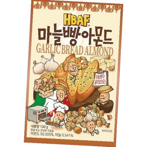 길림양행 마늘빵 아몬드 간식 120g, 1개