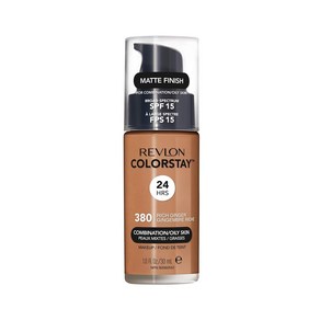 Revlon Colostay Foundation fo Combination/Oily Skin Rich Ging 복합성/지성 피부를 위한 레브론 컬러스테이 파운데이션 리치 진, 리치진저, 1개