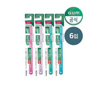 GUM 검 클래식 돔트림 플러스 칫솔 (409+) 6개입, 6개