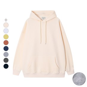[맨앤플러스]빅사이즈 오버핏 소매자수 기모 후드 티셔츠/남여공용 (L~5xl)