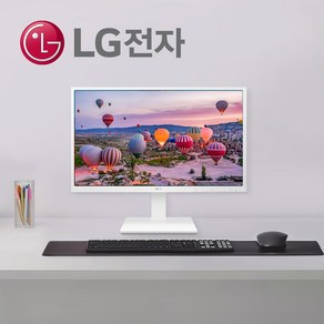 LG전자 24인치 PC모니터 24BK550YW 화이트 사무용 모니터 피벗