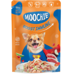 MOOCHIE 생후 2개월 이후 면역건강 습식사료, 닭+오리, 85g, 6개