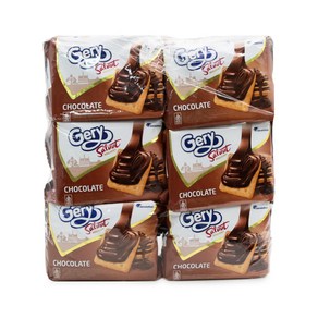 게리 초콜릿 크래커 100g 수입과자 비스킷, 6개