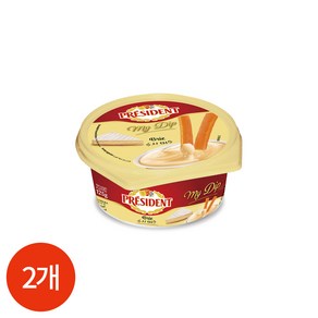 PRESIDENT 프레지덩 마이 딥 브리 치즈 125g, 2개