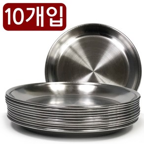 한국금속 스텐접시 x10개 (3호 14.7cm) 찬기 반찬 그릇, 10개