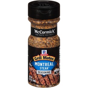 McComick Gill Mates Monteal Steak Seasoning 6.37 Oz McComick Gill Mates 몬트리올 스테이크 양념 6.37온스, 180g, 1개