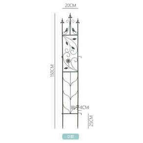 정원울타리 넝쿨지지대 철재 딤장 펜스 전원주택 울타리, D타입15020타입 구제그린150CMx20CM