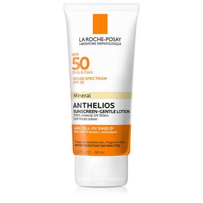 라로슈포제 La Roche-Posay Anthelios Mineal Sunsceen 미네랄 페이스 선크림 SPF50 90ml, 1개