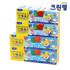 크린랲 뽀로로 슬라이딩 지퍼백 12매 소 + 대, 2세트