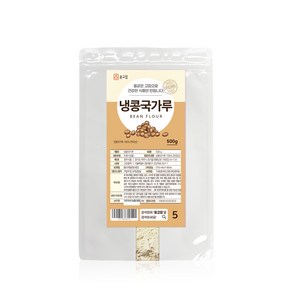 윤고집 냉콩국수용 콩가루, 500g, 2개