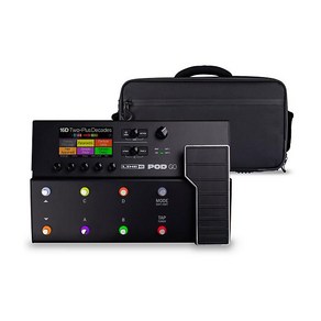 Line 6 POD Go Guita MultiEffects Pocesso With Shoulde Bag, One Size, One Colo, 1개