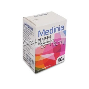 혈당시험지 당뇨체크지 - 메디니아 측정검사종이 ( 50매 Medinia ), 1개