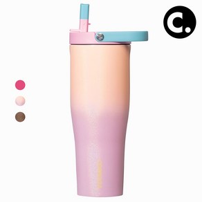 콕시클 대용량 빨대 텀블러 스트로우 보냉 진공 밀폐 go cup 30oz, 1세트, 890ml, love