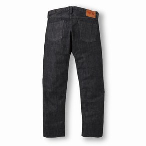 FULLCOUNT 풀 카운트 블랙 청바지 1101BK 스트레이트 셀 비치 데님 Staight Black Selvedge Denim 지팡이 13.7oz. (블랙 ONE-WASH)