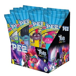 PEZ Candy Tolls Assoted Dispenses 0.58 Ounce (Pack of PEZ 캔디 트롤 각종 디스펜서 0.58 온스(12개 팩) 6.96 온, 12개, 16g