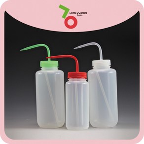 광구 세척병 Wide Mouth Wash Bottles, 1개, 500ml