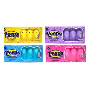 Easter Marshmallow Chicks Peeps Variety Pack 4ct. 부활절 마시멜로 병아리 Peeps 버라이어티 팩 4ct.