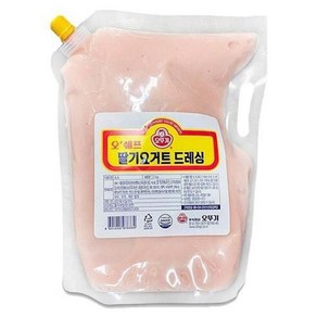 오뚜기 오쉐프 딸기요거트드레싱 2KG 샐러드 소스 대용량 업소용, 1개