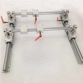 리니어 가이드 레일 고정밀 광축 슬라이더 XY축 세트, 하부 SBR16-1800 상부 16x1000, 1개