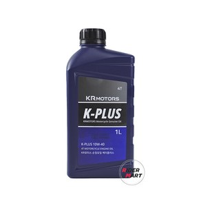 KR모터스 순정오일 케이플러스 K-PLUS 10W-40 1L, 12개