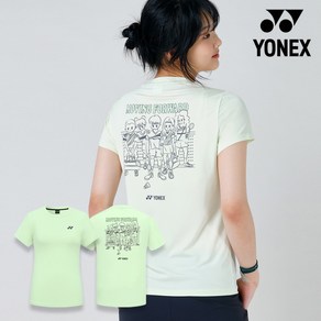 요넥스 259TR004F 여성 배드민턴 기획 티셔츠 게임웨어 반팔 티셔츠 오남스포츠