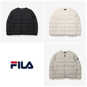 [휠라] FILA 남여공용 U넥 경량 다운 베이직 내피 덕다운 3가지 색상