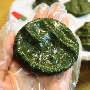 밀레의공방 쑥함량 진도 해풍 쑥개떡 1kg 2kg, 1개
