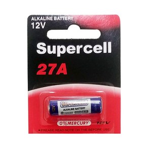 슈퍼셀 SUPERCELL 27A 알카라인 건전지 카드타입