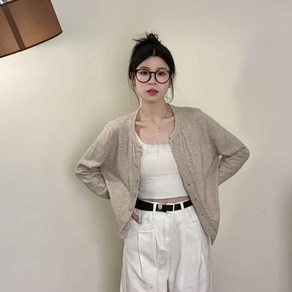 앙고라 가디건 모헤어 여성 니트 따뜻한 봄 가을 데일리룩 오피스룩 겨울 필수템