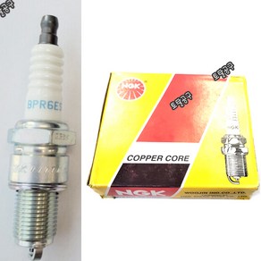 4개한박스 BPR6ES COPPERCORE 혼다점화플러그 GX160 GX200 스파크플러그 양수기점화플러그 국산 NGK SPARKPLUGS 혼다엔진플러그 양수기플러그, 1개