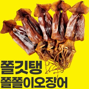 감명밥상 동해 두툼탱 반건조 오징어 쫄깃탱 쫄쫄이 에어프라이어, 1개, 쫄깃탱 쫄쫄이오징어 6-10미(650g내외)