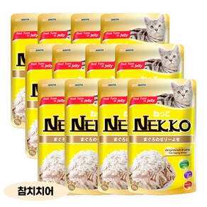 네코(NEKKO) 젤리 파우치 SET (70g x 12개)