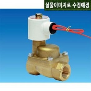 [ 효신전기 / HSE ] HPS4014 DC24V ( 2포트 피스톤 파이로트식 스팀용 솔레노이드밸브 / 40A 1 1/2 Ø40mm 리드선 N.C 2WAY )