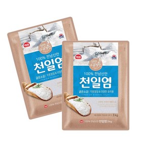 사조해표 천일염 3kg 2개