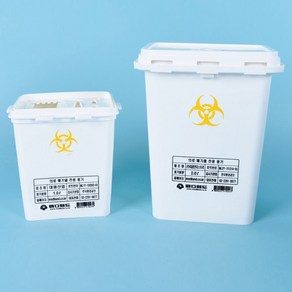 Mediland제품 감염성 폐기물 수거 용기 Disposable Waste Box, 1L 주사바늘, 1개