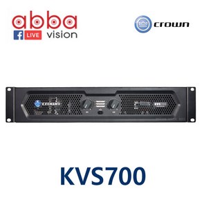 CROWN KVS700 파워앰프 4 Ohms 채널당 1000W