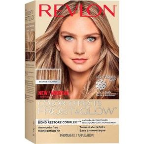 REVLON Pemanent 헤어 컬러 Pemanent 헤어 컬러 이펙트 하이라이팅 키트 20 블론드 227g 1개