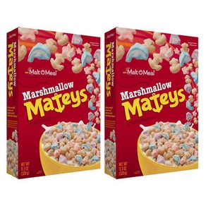 몰트오밀 마쉬멜로우 메이티 Malt-O-Meal Mashmallow Mateys, 320g, 2개