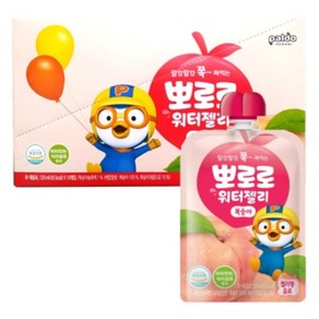 팔도 뽀로로 워터 젤리 복숭아 120ml x 40개