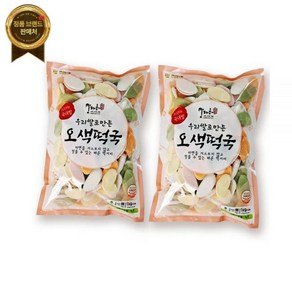 맘다해 우리쌀 오색 떡국떡 1kg+1kg떡국떡 설날 새해 [원산지:국산]