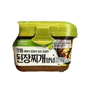 풀무원 풀무원 전통 된장찌개양념 450g x 1개, 종이박스포장