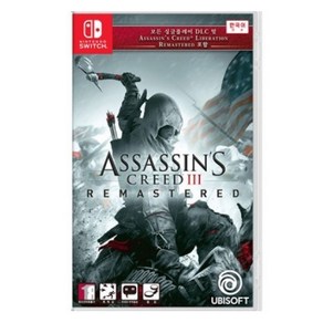 [중고] [스위치] 어쌔신 크리드3 리마스터 (한글판) 어크 3 ASSASSIN'S CREED III REMASTERED 정식발매 닌텐도 정품칩 NS SWITCH