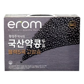 이롬 황성주박사의 국산 블랙5곡 약콩 두유 190ml 24입