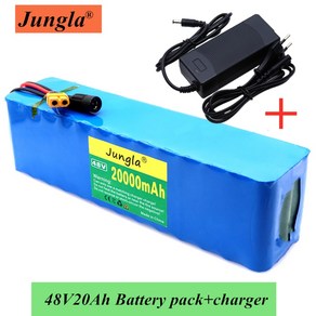 전기 자전거 배터리 48v 20Ah 1000w 13S3P 20000mah 리튬 이온 배터리 54.6v 리튬 이온 배터리 BMS + 충전