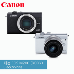 캐논 미러리스 카메라 EOS M200 BODY 블랙